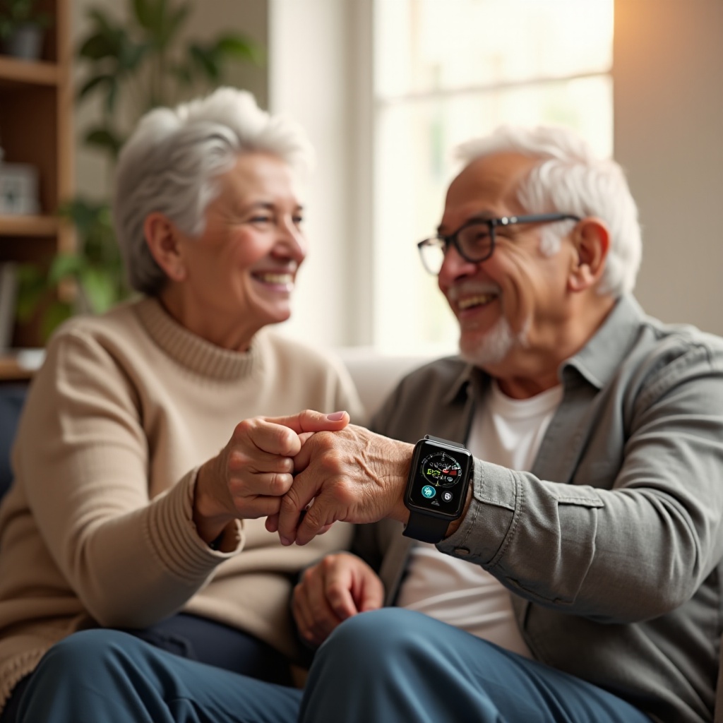 montre connectée senior avec carte sim