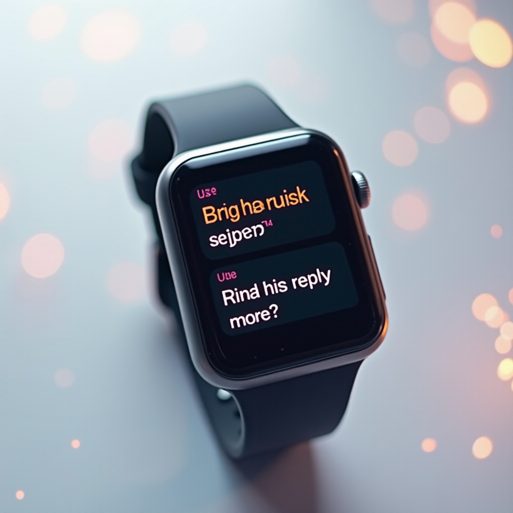 montre connectée avec reponse sms