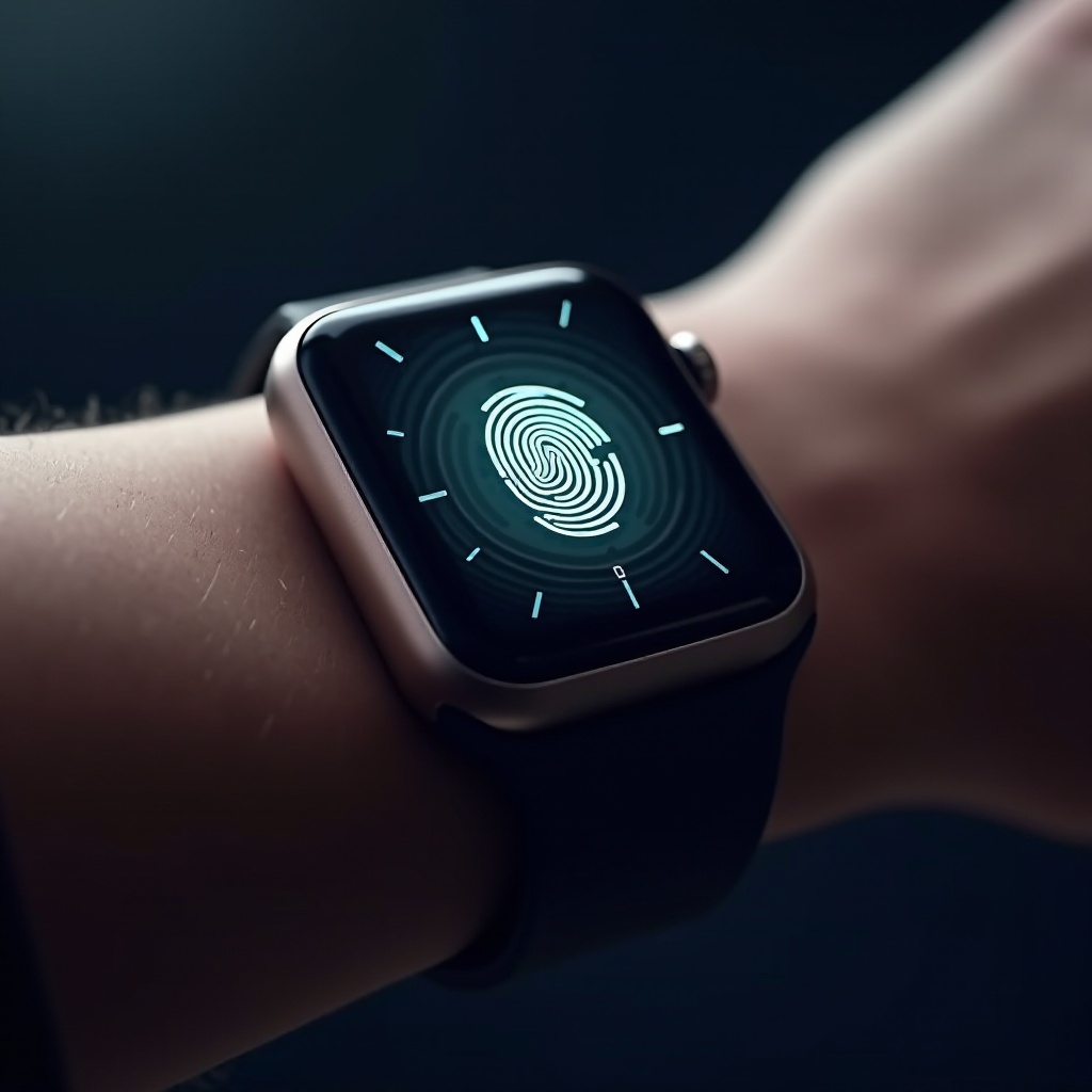 montre connectée avec empreinte digitale